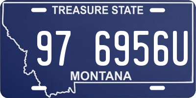 MT license plate 976956U