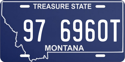 MT license plate 976960T
