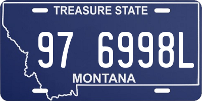 MT license plate 976998L