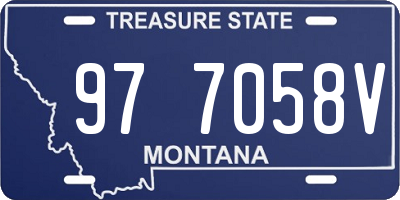 MT license plate 977058V