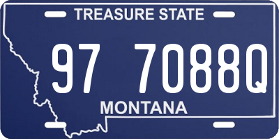 MT license plate 977088Q