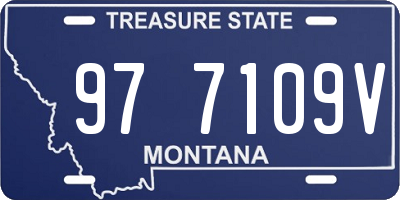 MT license plate 977109V