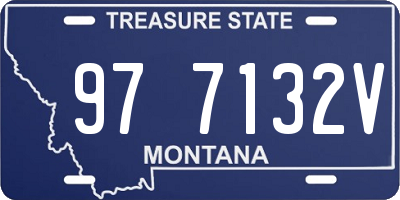 MT license plate 977132V