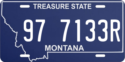 MT license plate 977133R