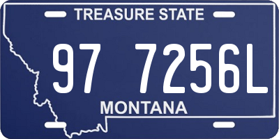 MT license plate 977256L