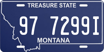 MT license plate 977299I