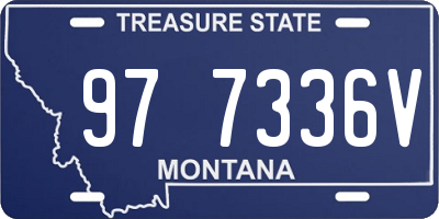 MT license plate 977336V