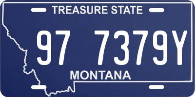 MT license plate 977379Y