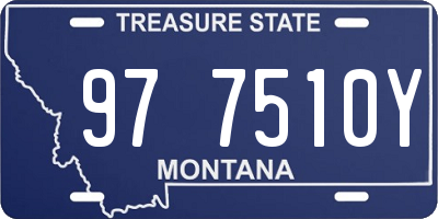 MT license plate 977510Y