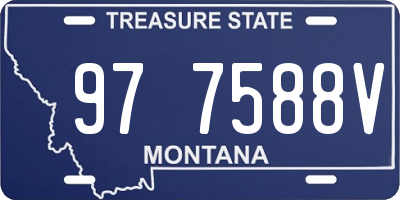 MT license plate 977588V