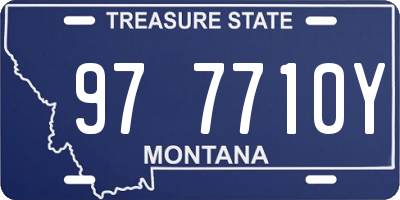 MT license plate 977710Y