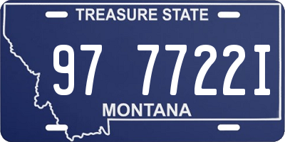MT license plate 977722I