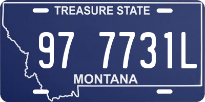 MT license plate 977731L