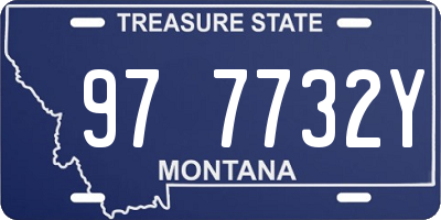 MT license plate 977732Y