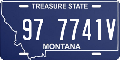 MT license plate 977741V