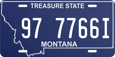 MT license plate 977766I