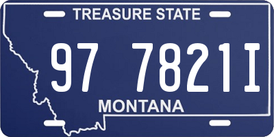 MT license plate 977821I