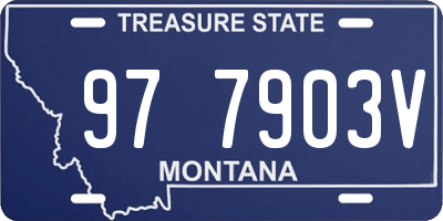 MT license plate 977903V
