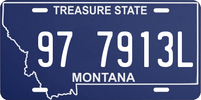 MT license plate 977913L