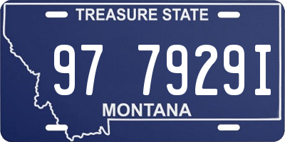 MT license plate 977929I