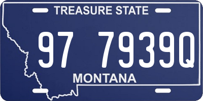 MT license plate 977939Q