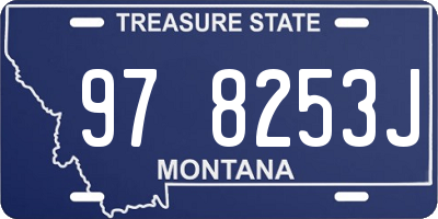MT license plate 978253J