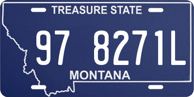 MT license plate 978271L