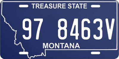 MT license plate 978463V