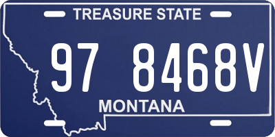 MT license plate 978468V