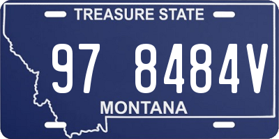 MT license plate 978484V