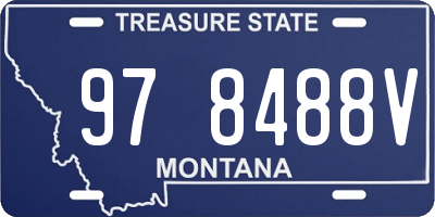 MT license plate 978488V