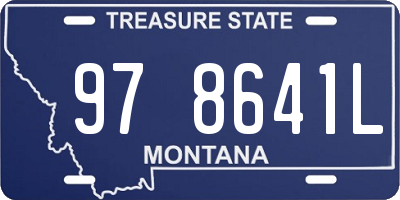 MT license plate 978641L