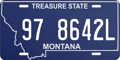 MT license plate 978642L
