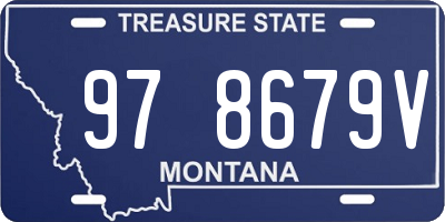 MT license plate 978679V