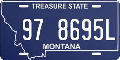 MT license plate 978695L