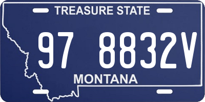 MT license plate 978832V
