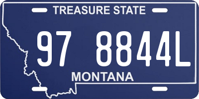 MT license plate 978844L
