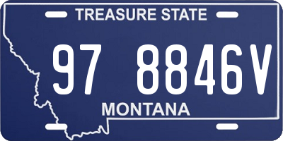 MT license plate 978846V