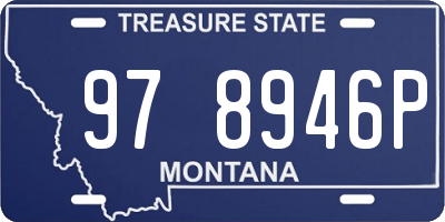 MT license plate 978946P
