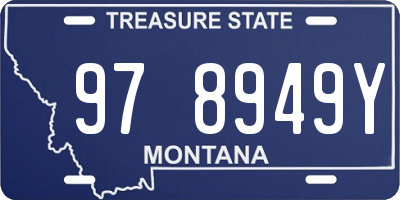 MT license plate 978949Y