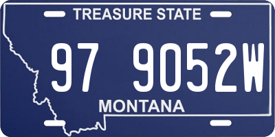 MT license plate 979052W