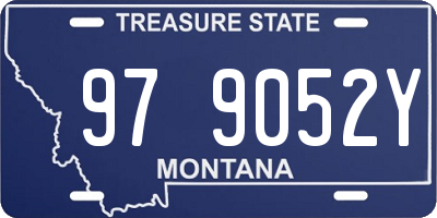 MT license plate 979052Y