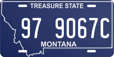 MT license plate 979067C