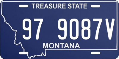 MT license plate 979087V
