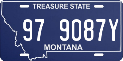 MT license plate 979087Y