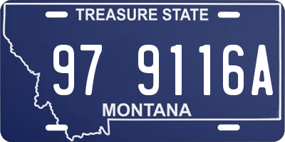 MT license plate 979116A