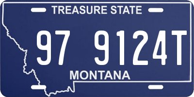 MT license plate 979124T