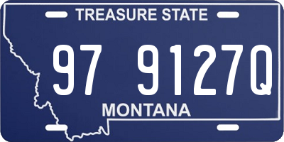 MT license plate 979127Q