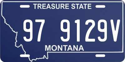 MT license plate 979129V