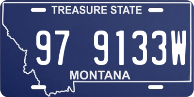 MT license plate 979133W
